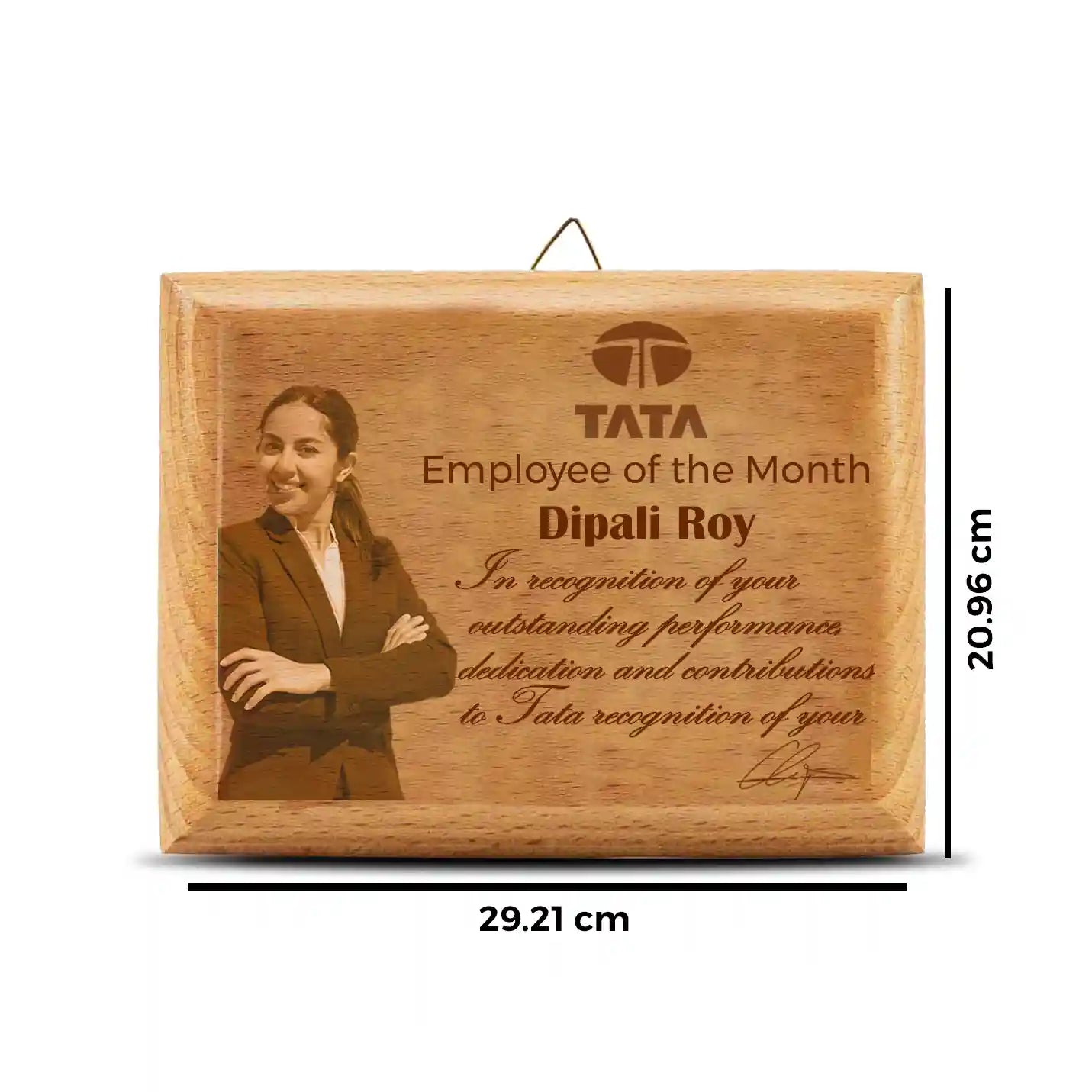 Top-notch Laser-Engraved Wooden Plaque